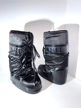 Moon Boot Icon Satin Waterproof Boots
